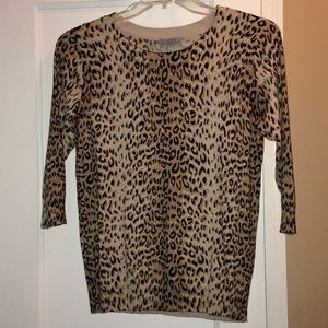 Animal print pullover Sweater Size L